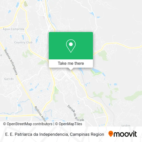 E. E. Patriarca da Independencia map