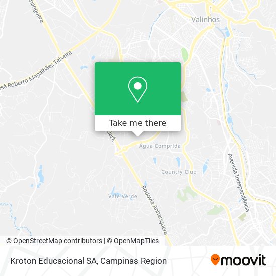 Mapa Kroton Educacional SA