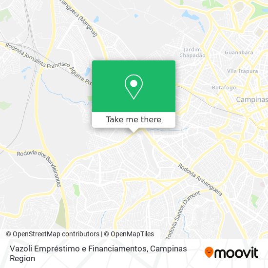 Mapa Vazoli Empréstimo e Financiamentos