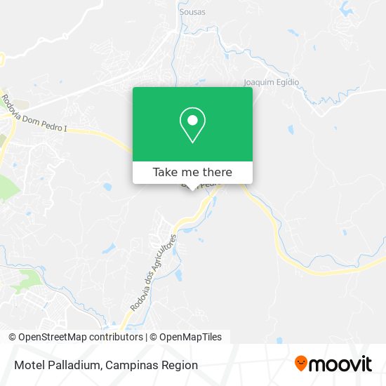 Motel Palladium map