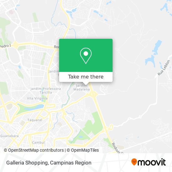 Galleria Shopping map