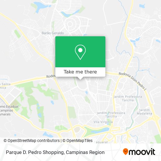 Mapa Parque D. Pedro Shopping