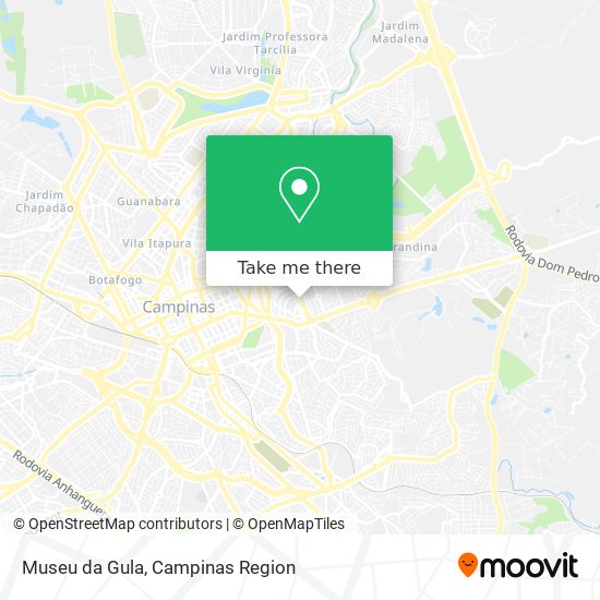 Mapa Museu da Gula