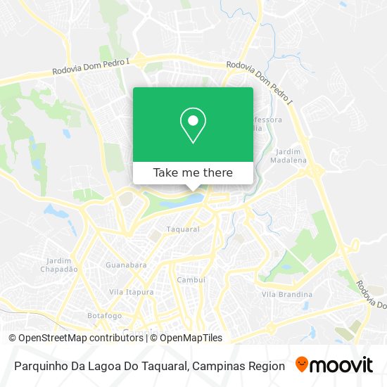 Parquinho Da Lagoa Do Taquaral map