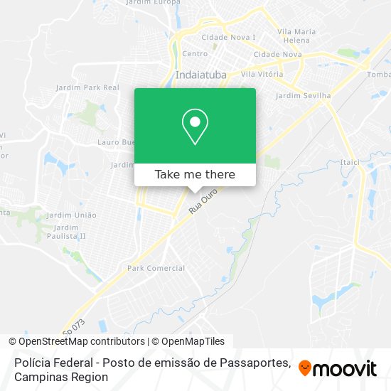 Polícia Federal - Posto de emissão de Passaportes map