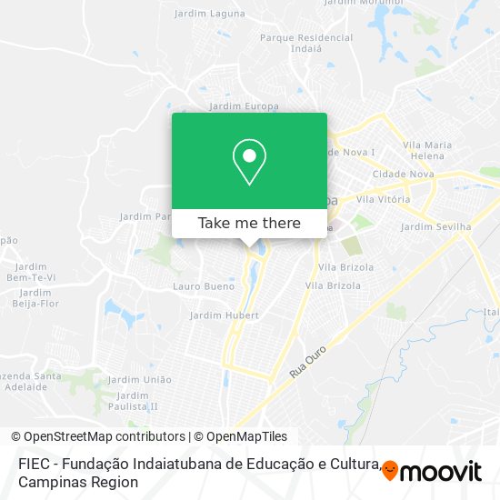 Mapa FIEC - Fundação Indaiatubana de Educação e Cultura