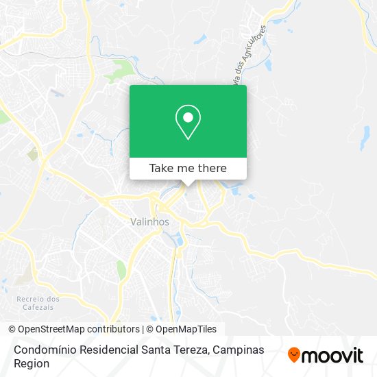 Mapa Condomínio Residencial Santa Tereza