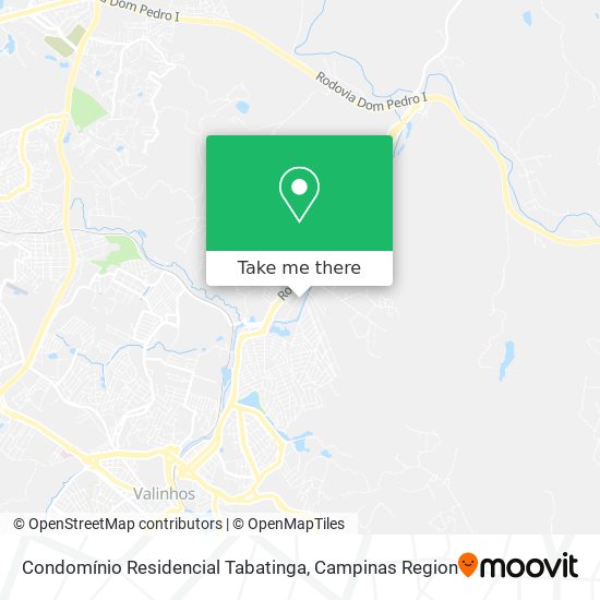 Condomínio Residencial Tabatinga map