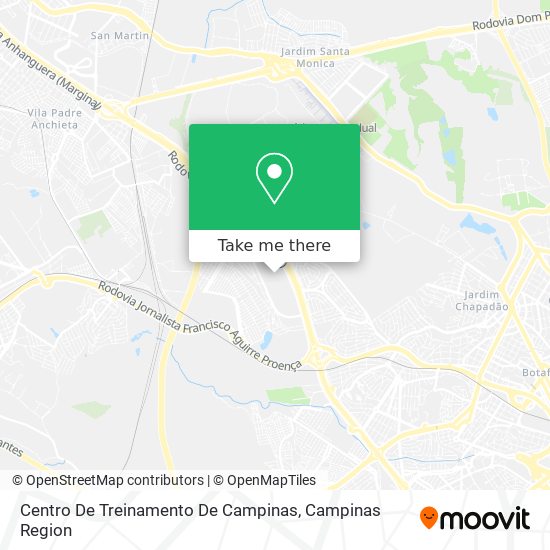 Centro De Treinamento De Campinas map
