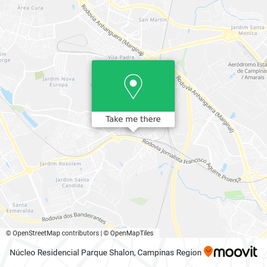 Núcleo Residencial Parque Shalon map