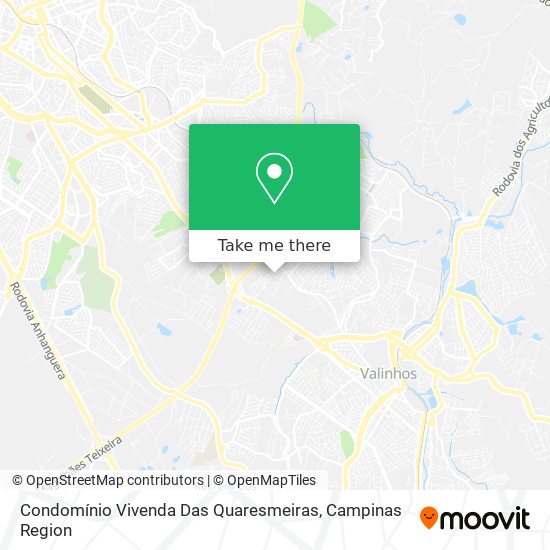 Mapa Condomínio Vivenda Das Quaresmeiras