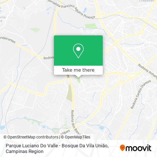 Parque Luciano Do Valle - Bosque Da Vila União map