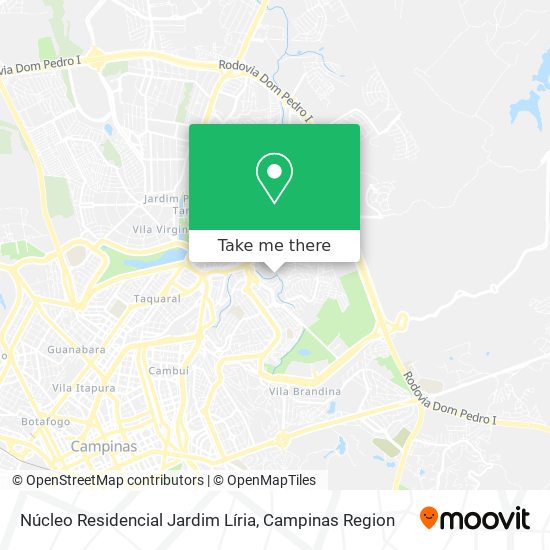 Núcleo Residencial Jardim Líria map