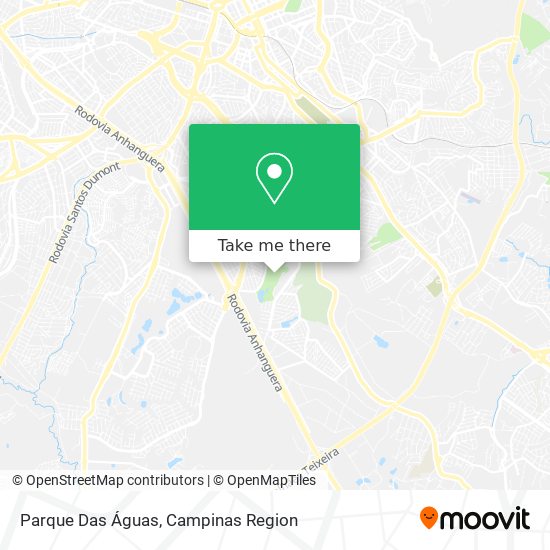 Parque Das Águas map