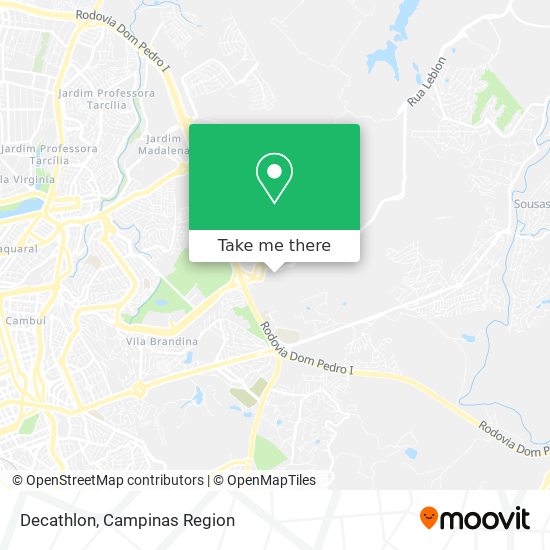 Decathlon map