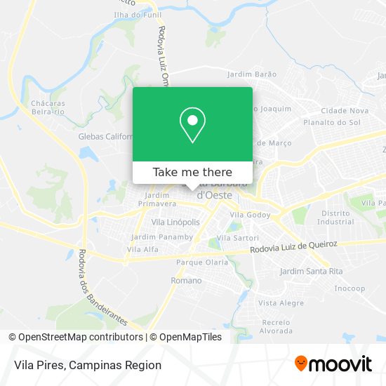 Vila Pires map