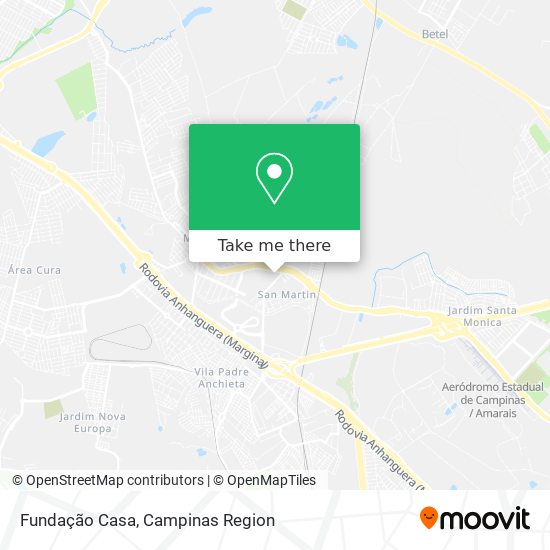Fundação Casa map