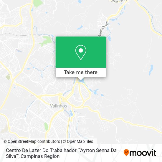 Centro De Lazer Do Trabalhador ""Ayrton Senna Da Silva"" map