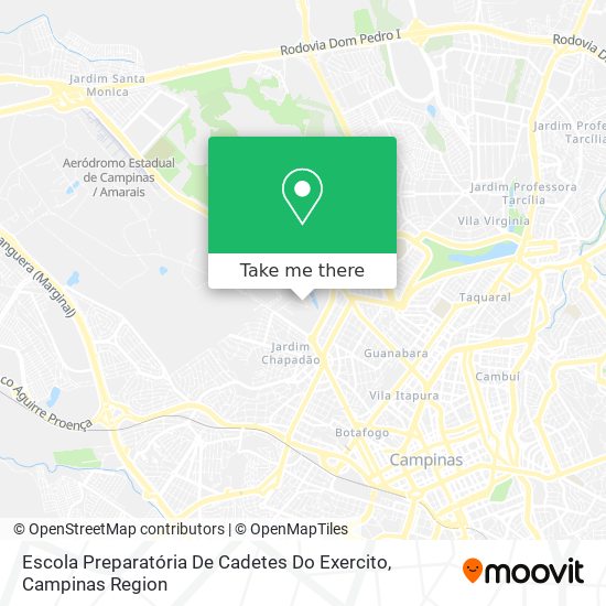 Escola Preparatória De Cadetes Do Exercito map