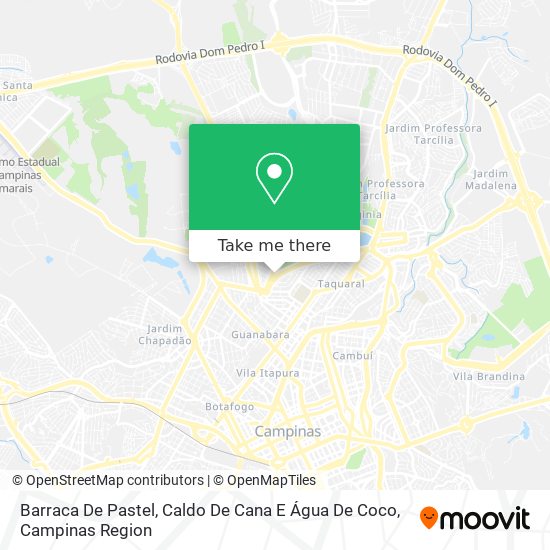 Barraca De Pastel, Caldo De Cana E Água De Coco map