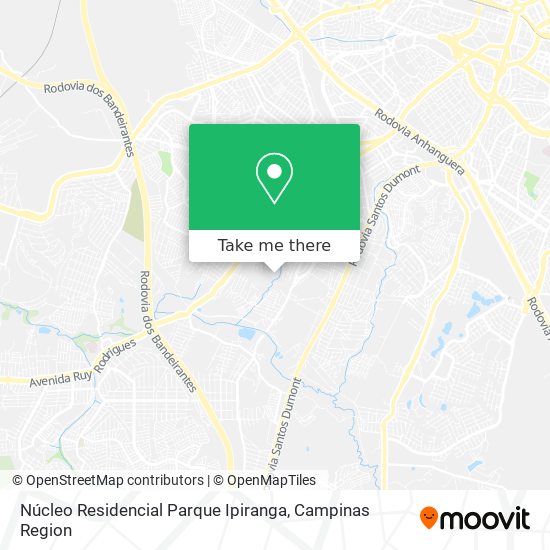 Núcleo Residencial Parque Ipiranga map