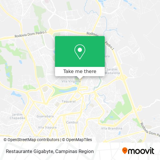 Mapa Restaurante Gigabyte