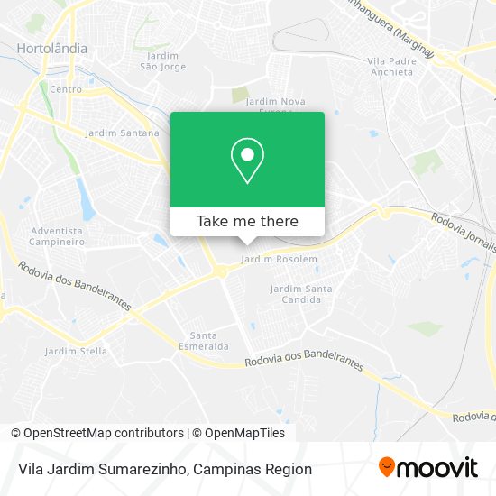 Vila Jardim Sumarezinho map