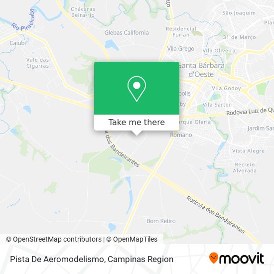 Pista De Aeromodelismo map