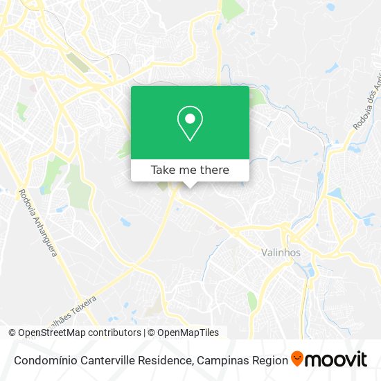 Condomínio Canterville Residence map
