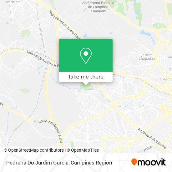 Pedreira Do Jardim Garcia map
