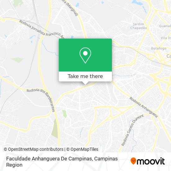 Faculdade Anhanguera De Campinas map