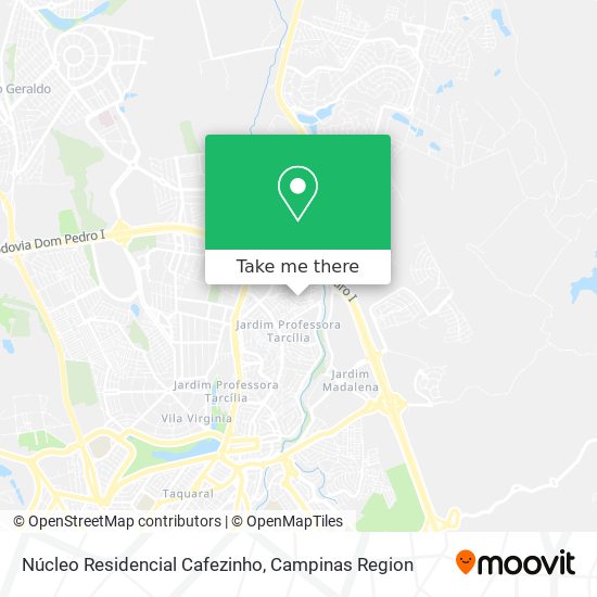 Núcleo Residencial Cafezinho map