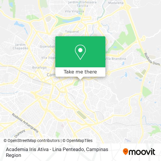 Academia Iris Ativa - Lina Penteado map
