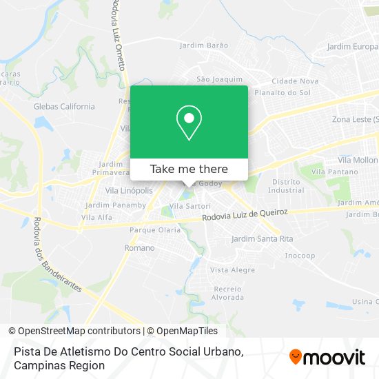 Pista De Atletismo Do Centro Social Urbano map