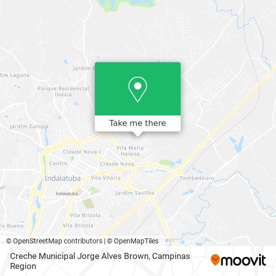 Creche Municipal Jorge Alves Brown map