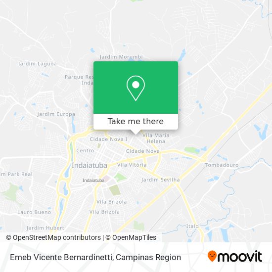 Emeb Vicente Bernardinetti map