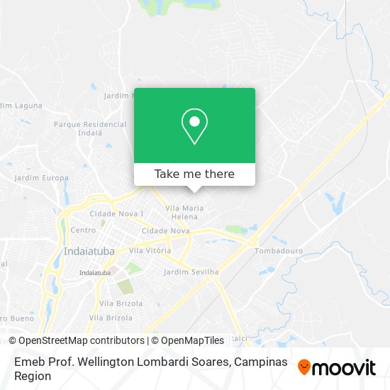 Emeb Prof. Wellington Lombardi Soares map