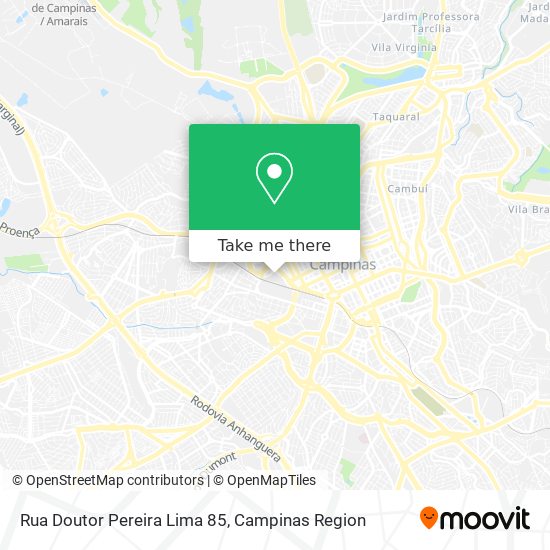 Rua Doutor Pereira Lima 85 map