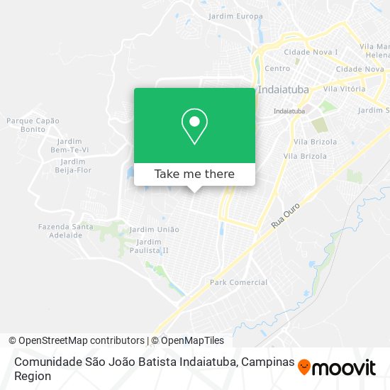 Comunidade São João Batista Indaiatuba map