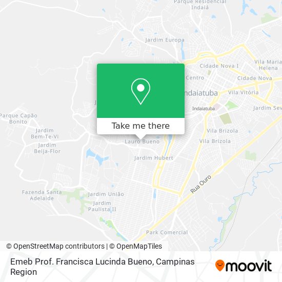 Emeb Prof. Francisca Lucinda Bueno map