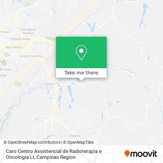 Caro Centro Assistencial de Radioterapia e Oncologia Lt map