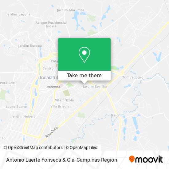 Antonio Laerte Fonseca & Cia map