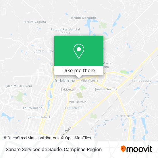 Sanare Serviços de Saúde map