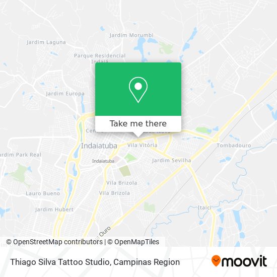 Thiago Silva Tattoo Studio map