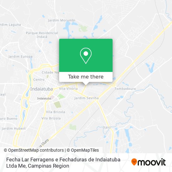 Fecha Lar Ferragens e Fechaduras de Indaiatuba Ltda Me map