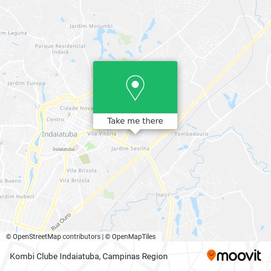 Kombi Clube Indaiatuba map