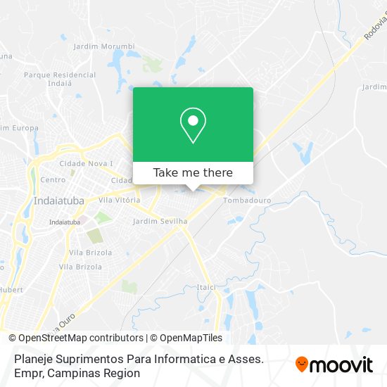 Planeje Suprimentos Para Informatica e Asses. Empr map