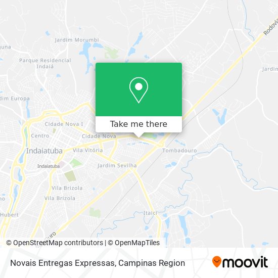 Novais Entregas Expressas map