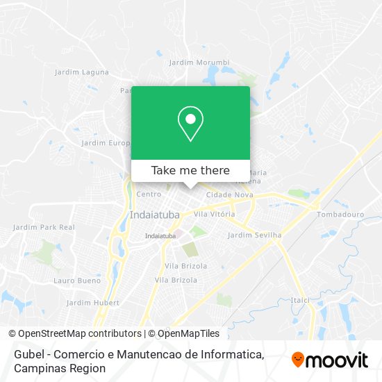 Gubel - Comercio e Manutencao de Informatica map
