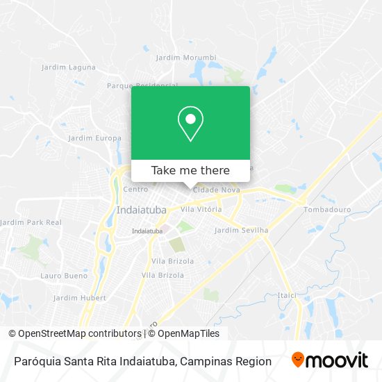 Paróquia Santa Rita Indaiatuba map